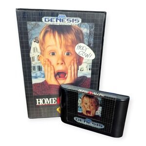 Home Alone Sega Genesis 1992 Video Game with Case 16-Bit Cartridge 1046